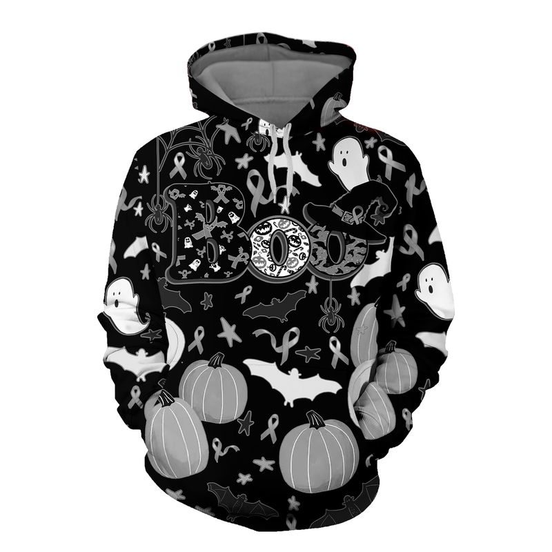 Boo Pumpkin Halloween Skin Cancer Awareness 3d shirt, hoodie 1 Boo Pumpkin Halloween Skin Cancer Awareness 3d shirt hoodie 1