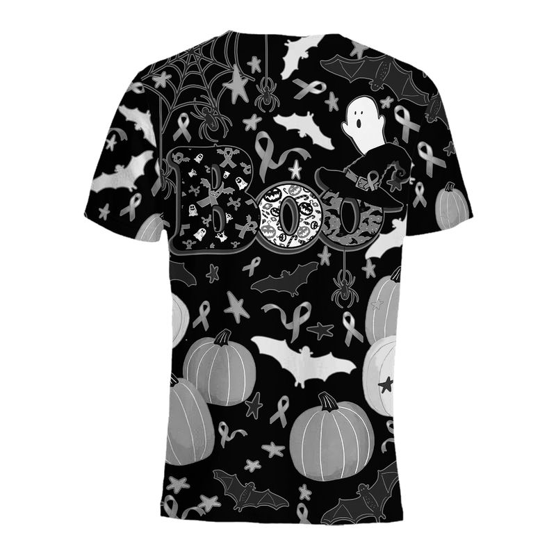 Boo Pumpkin Halloween Skin Cancer Awareness 3d shirt, hoodie 3 Boo Pumpkin Halloween Skin Cancer Awareness 3d shirt hoodie 4