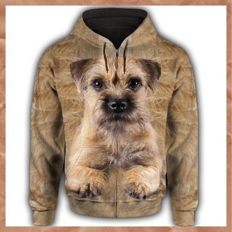 Border Terrier 3d All Over Print Hoodie 3 Border Terrier 3d All Over Print Hoodie 1