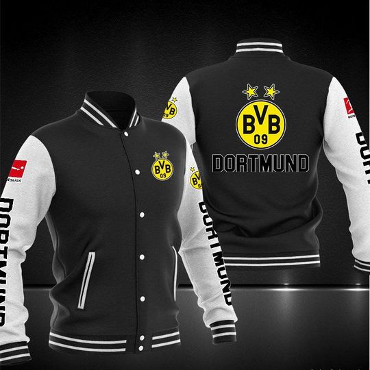 Borussia Dortmund Varsity Baseball Jacket