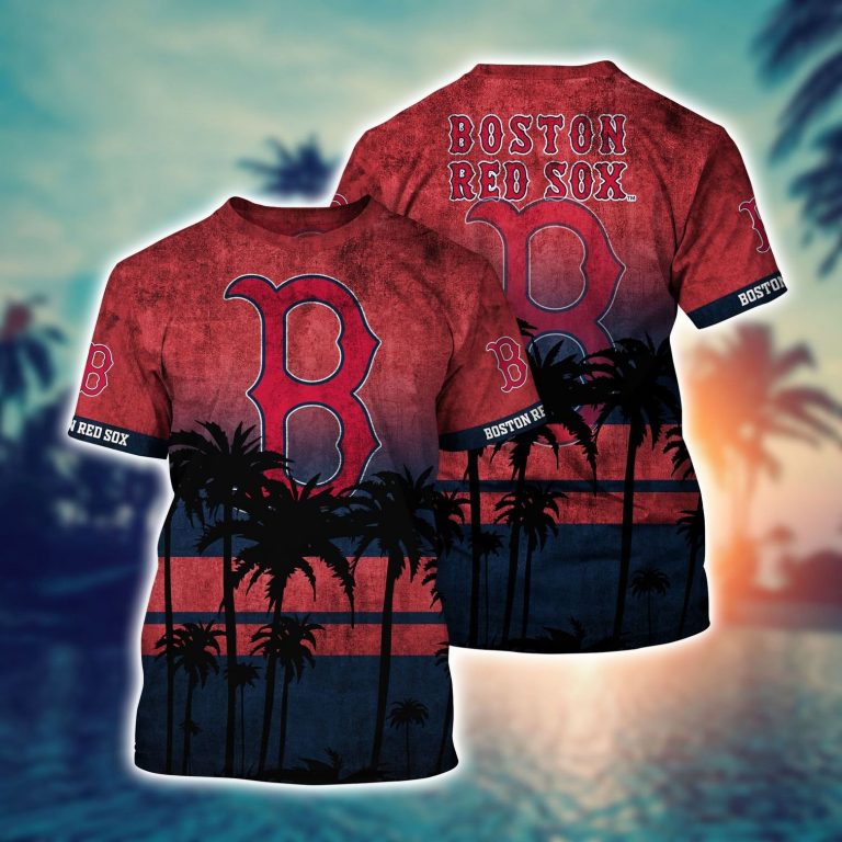 Boston Red Sox Tropical Hawaiian Shirt (4) Boston Red Sox tropical hawaiian shirt 4