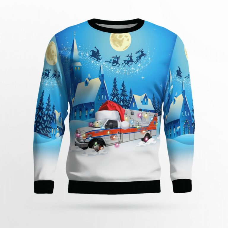 Bowling Green Medical Center EMS Christmas sweater sweatshirt 3