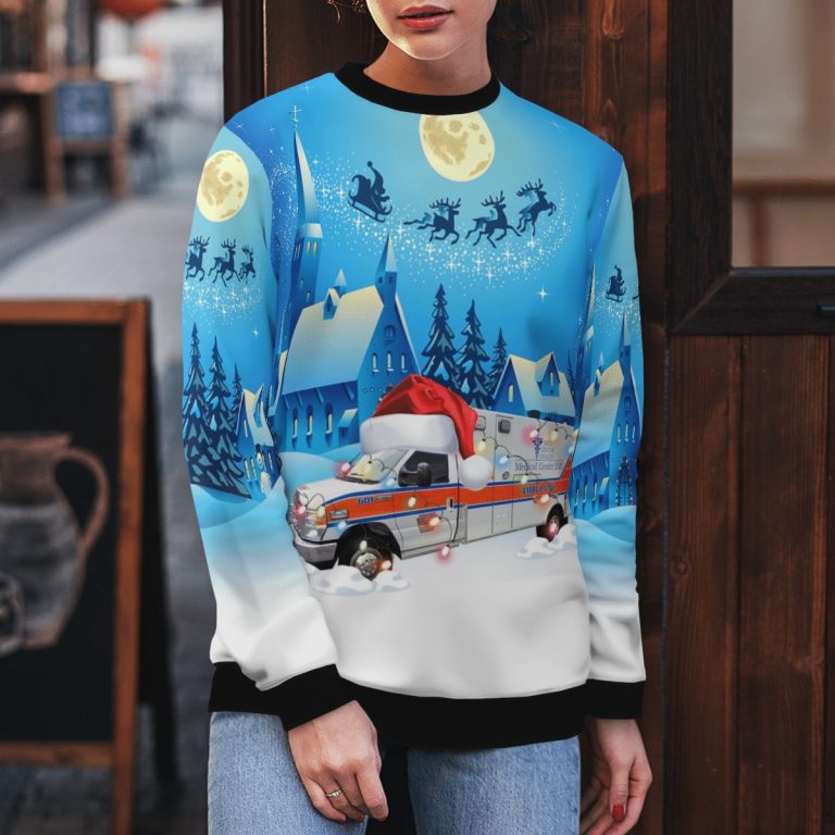 Bowling Green Medical Center EMS Christmas sweater sweatshirt 4