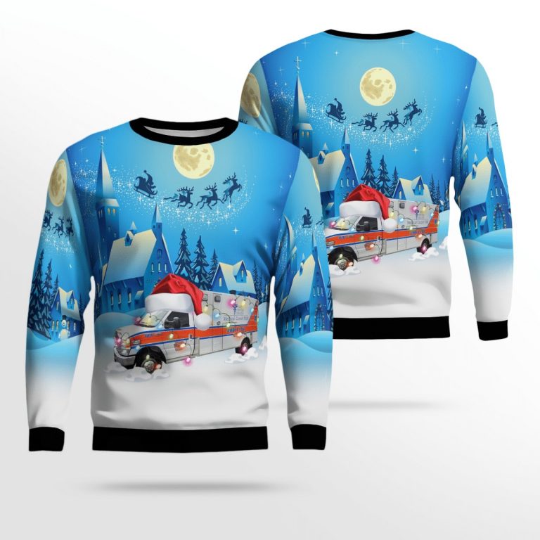 Bowling Green Medical Center EMS Christmas sweater sweatshirt