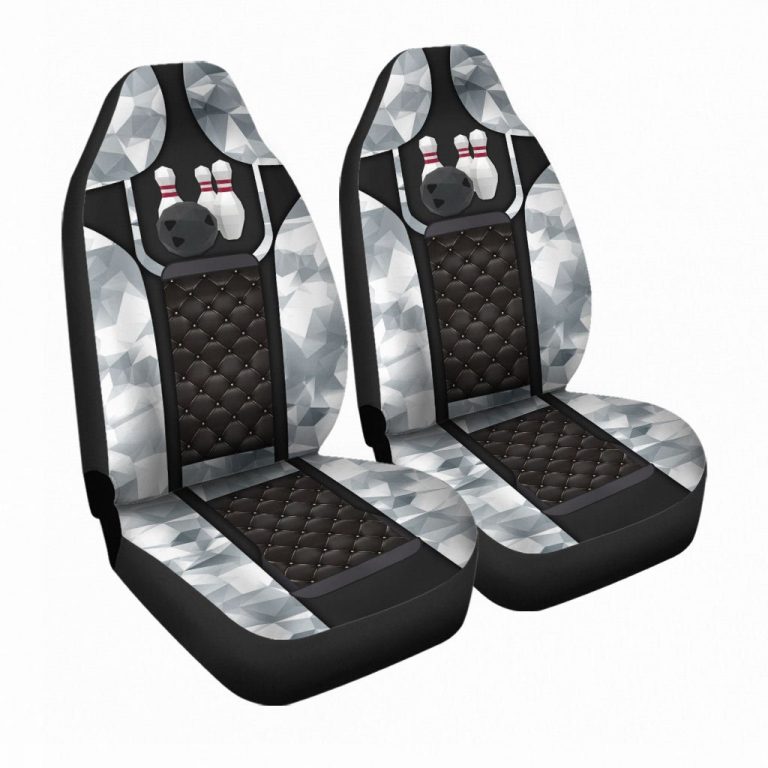 Bowling Pattern Print Car Seat Cover 4
