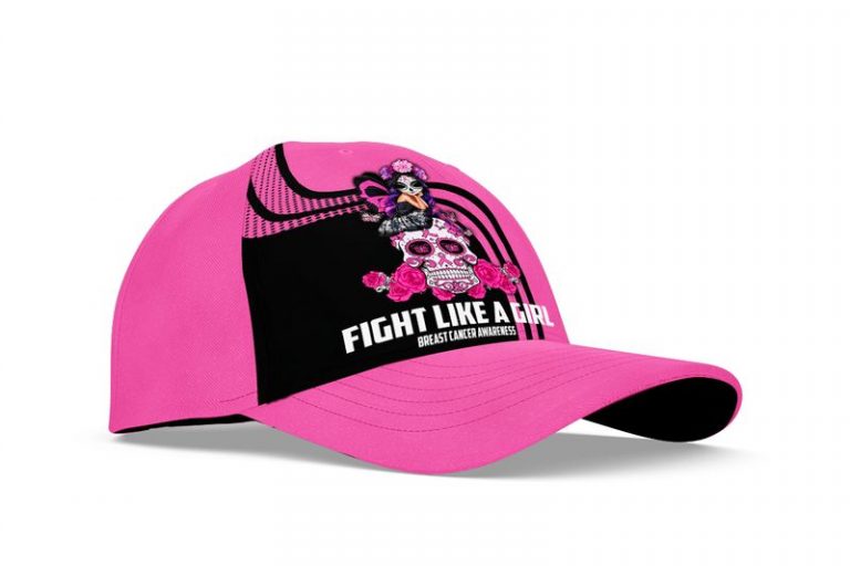 Breast cancer awareness fight like a girl sugar skull fairy cap hat (1) Breast cancer awareness fight like a girl sugar skull fairy cap hat 1