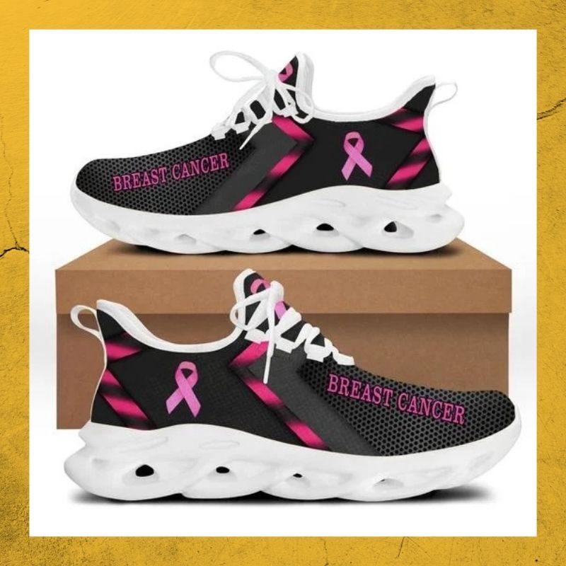 Breast cancer awareness max soul clunky sneaker shoes 2 Breast cancer awareness max soul clunky sneaker shoes 4