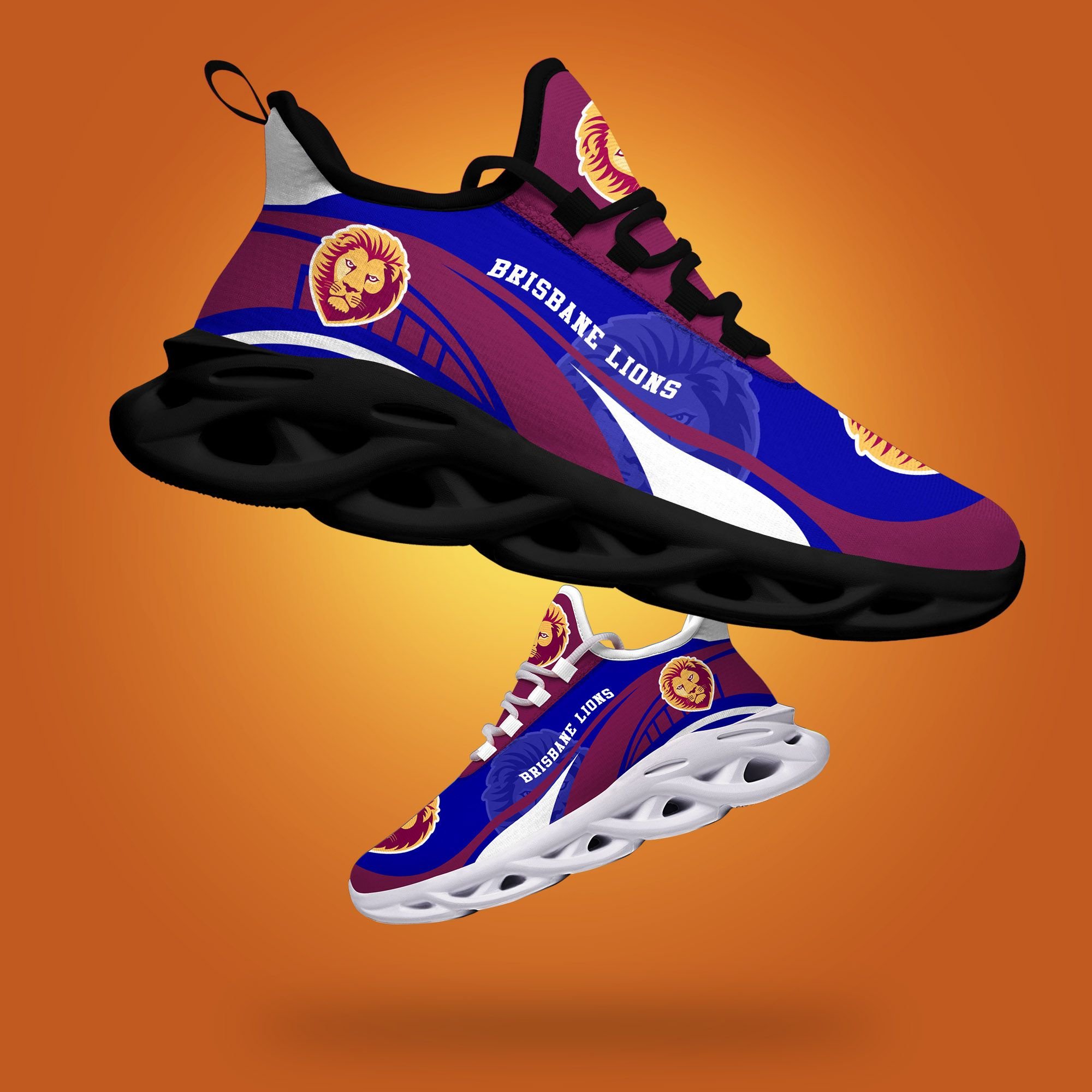 Brisbane Lions AFL clunky max soul shoes