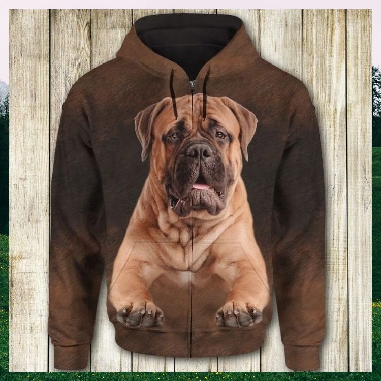 Bull Terrier Face 3d all over print hoodie 3 Bull Terrier Face 3d all over print hoodie 1