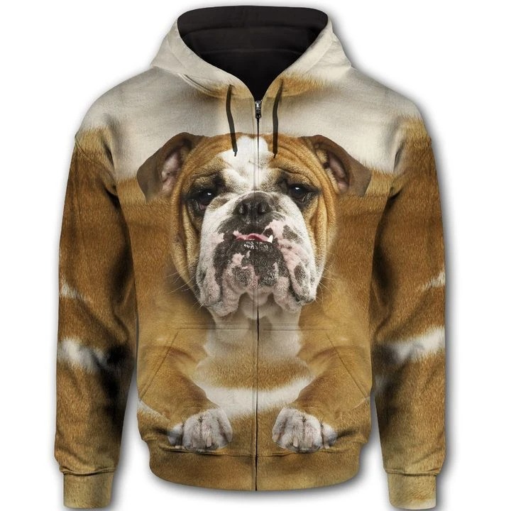 Bullmastiff Face 3d full print hoodie 1 Bullmastiff Face 3d full print hoodie 1