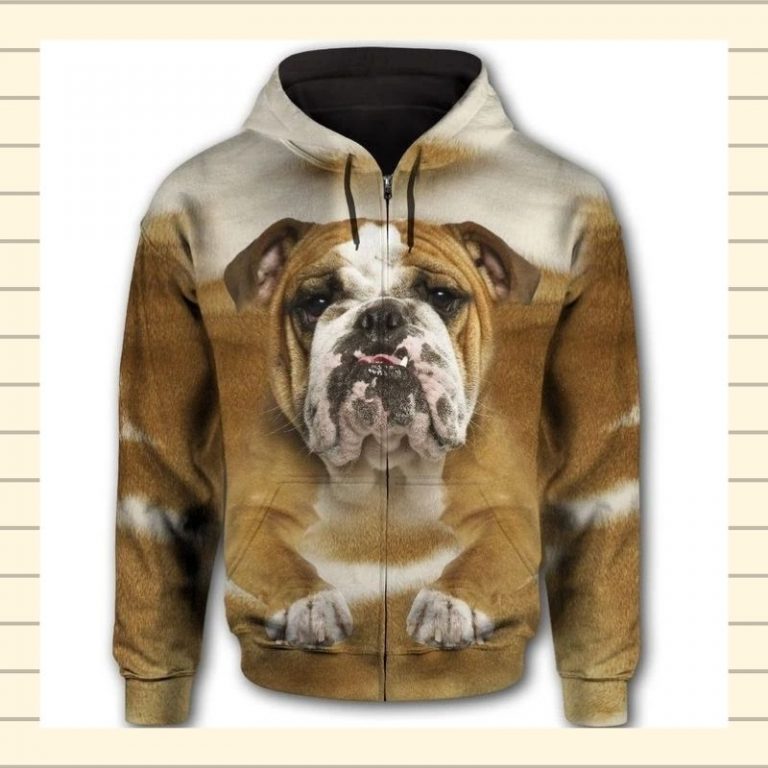 Bullmastiff Face 3d Full Print Hoodie 2 Bullmastiff Face 3d full print hoodie 2
