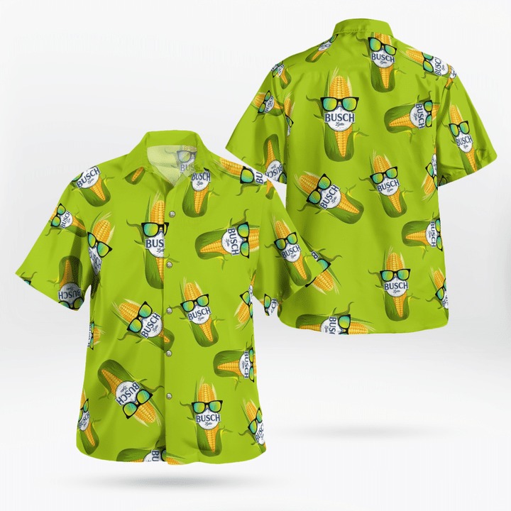 Busch Latte corn hawaiian shirt 5 Busch Latte corn hawaiian shirt 1