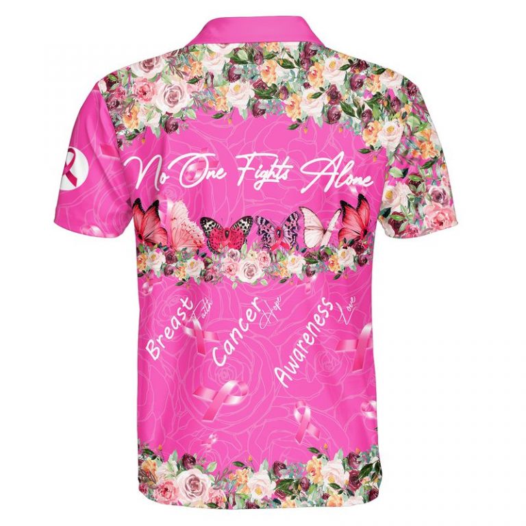 Butterfly flowers No One Fights Alone Breast Cancer Awareness 3d shirt, hoodie 7 Butterfly flowers No One Fights Alone Breast Cancer Awareness 3d shirt hoodie 7