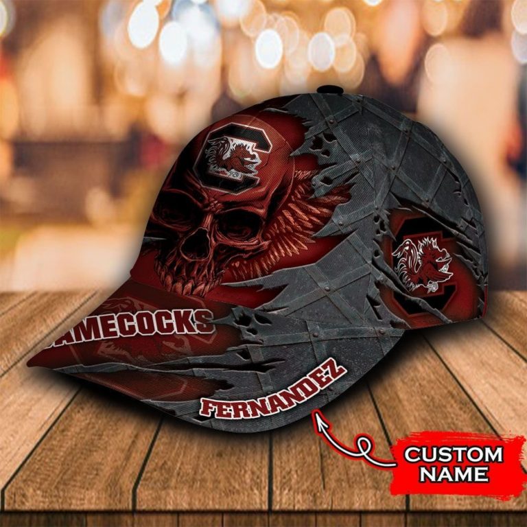 COOLEST Skull South Carolina Gamecocks custom Personalized cap 3
