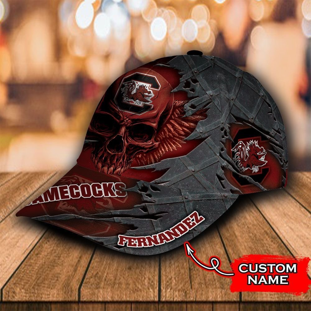 COOLEST Skull South Carolina Gamecocks custom Personalized cap 3