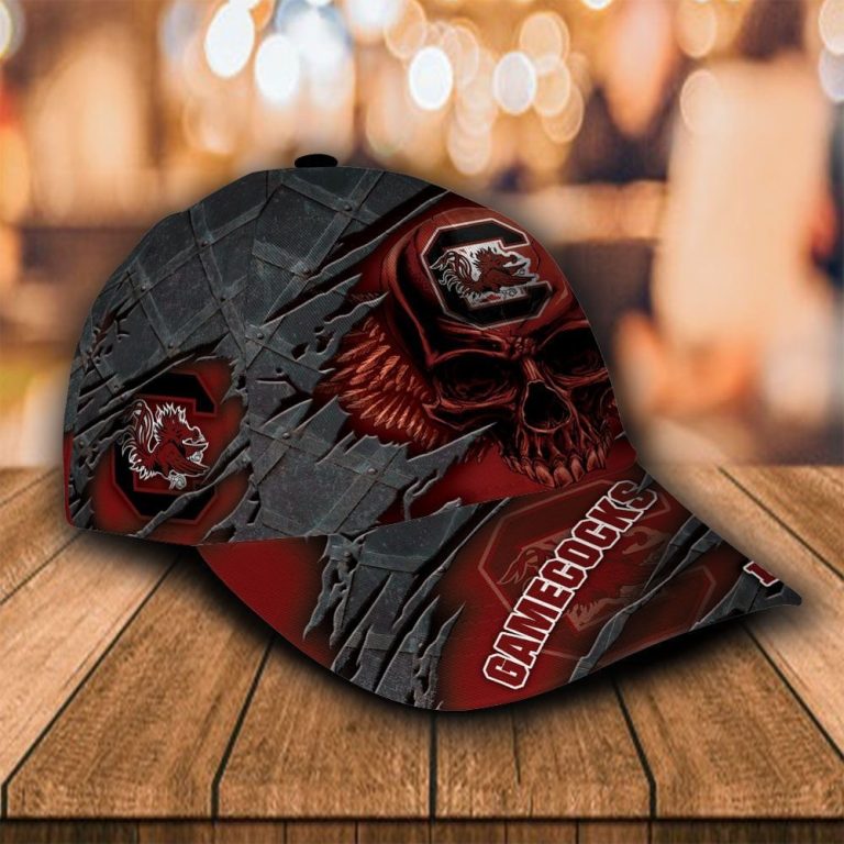COOLEST Skull South Carolina Gamecocks custom Personalized cap 4
