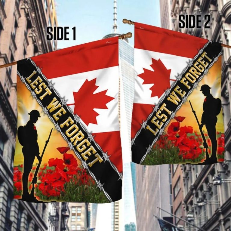 Canada Veteran Remembrance Day Poppy Lest We Forget Flag 2 Canada Veteran Remembrance Day Poppy Lest We Forget Flag 2