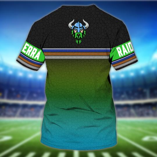 Canberra Raiders custom personalized 3d t shirt 3 Canberra Raiders custom personalized 3d t shirt 2