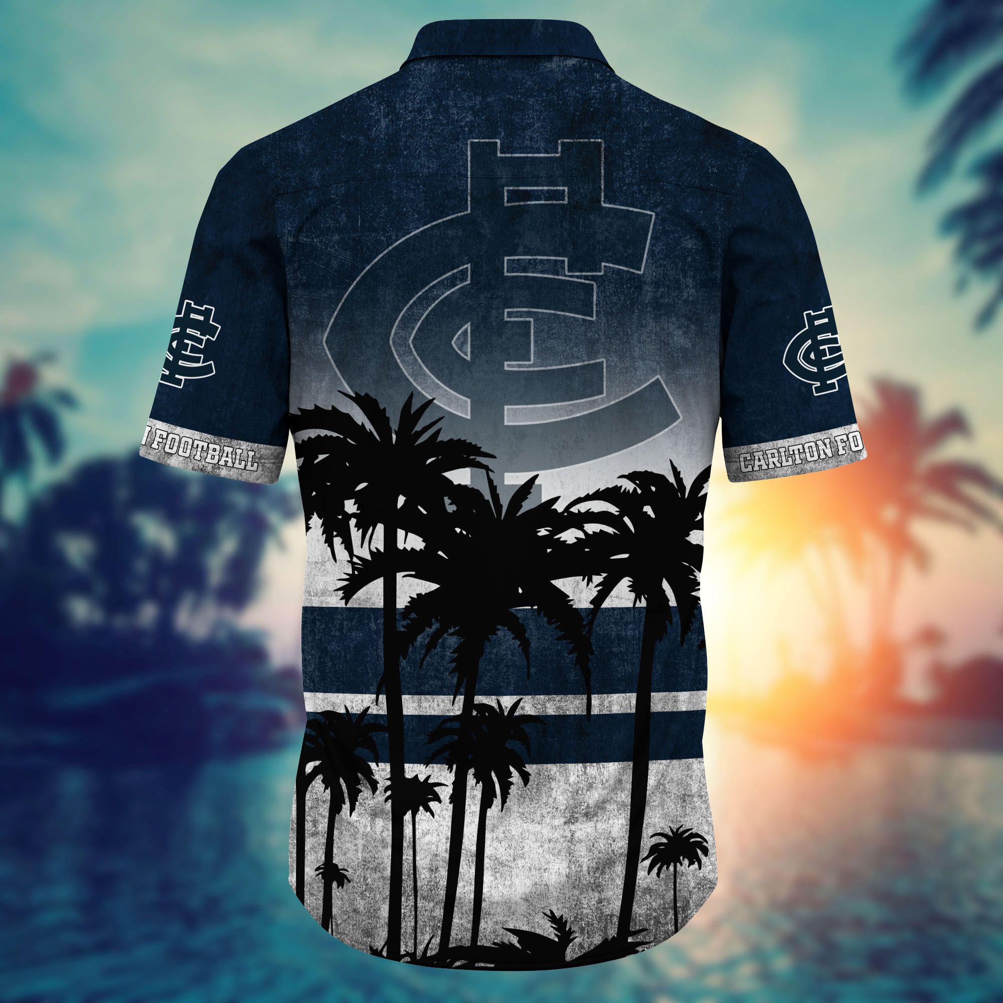 Carlton Blues AFL Hawaiian shirt 5 Carlton Blues AFL Hawaiian shirt short 2
