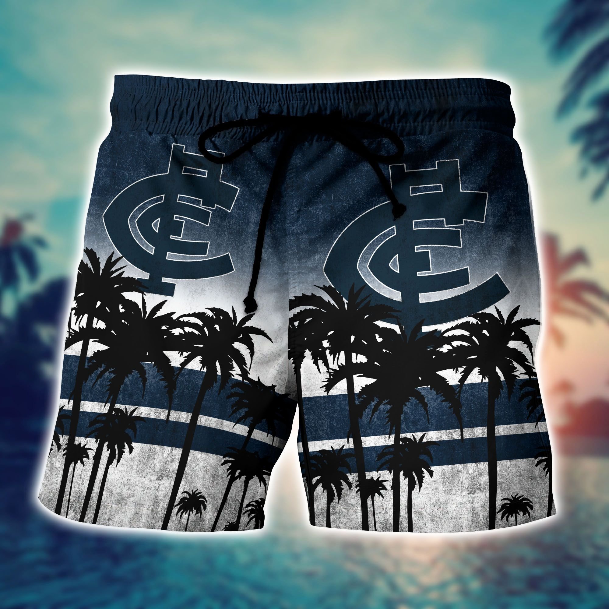 Carlton Blues AFL Hawaiian shirt 2 Carlton Blues AFL Hawaiian shirt short 3