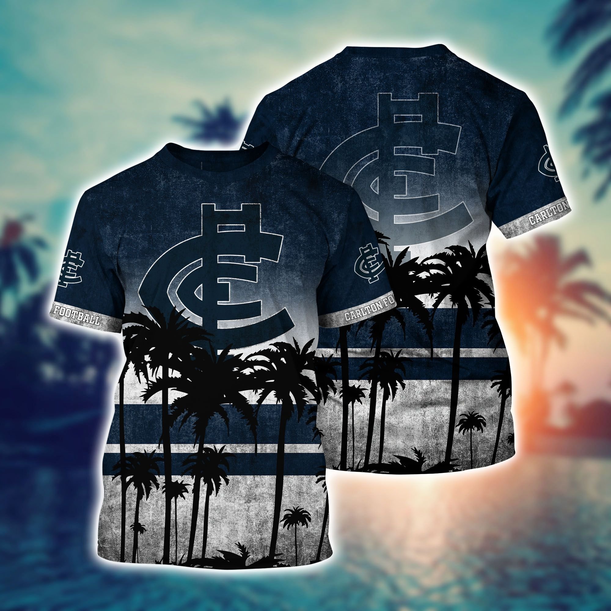Carlton Blues AFL Hawaiian shirt 3 Carlton Blues AFL Hawaiian shirt short 4