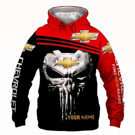 Chevy Skull Find new roads custom personalized 3d shirt, hoodie 2 Chevy Skull Find new roads custom personalized 3d shirt hoodie 1