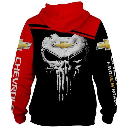 Chevy Skull Find new roads custom personalized 3d shirt, hoodie 3 Chevy Skull Find new roads custom personalized 3d shirt hoodie 2