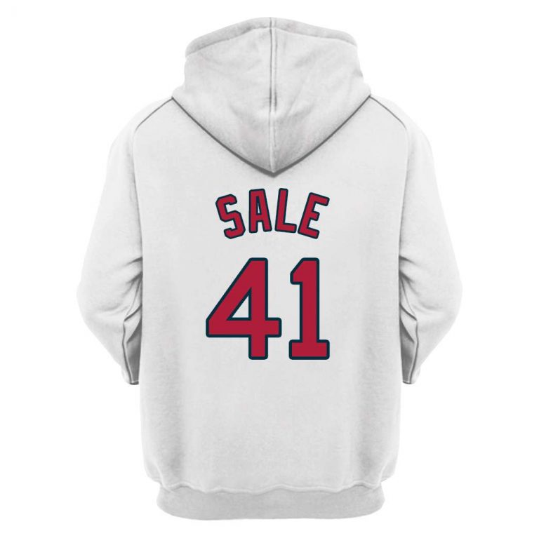 Chris Sale 41 Boston Red Sox 3d shirt hoodie 1