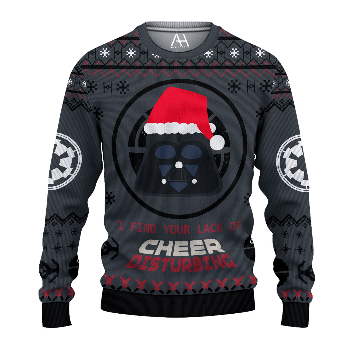 Christmas Darth Vader I find your lack of cheer disturbing 3d shirt hoodie 1