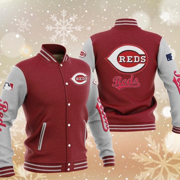 Cincinnati Reds Varsity Baseball Jacket2