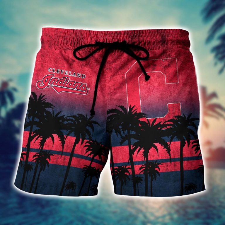 Cleveland Indians tropical hawaiian shirt 1