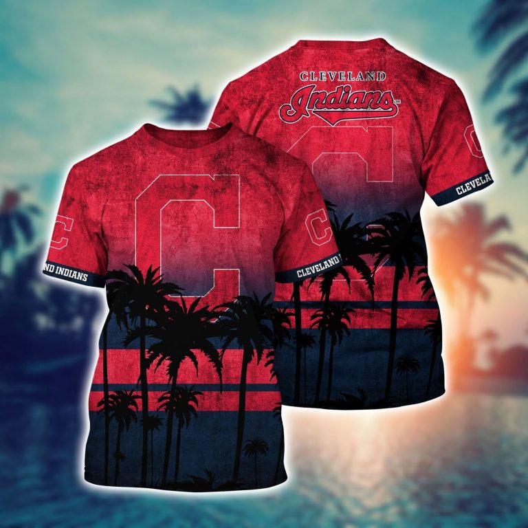 Cleveland Indians tropical hawaiian shirt 4