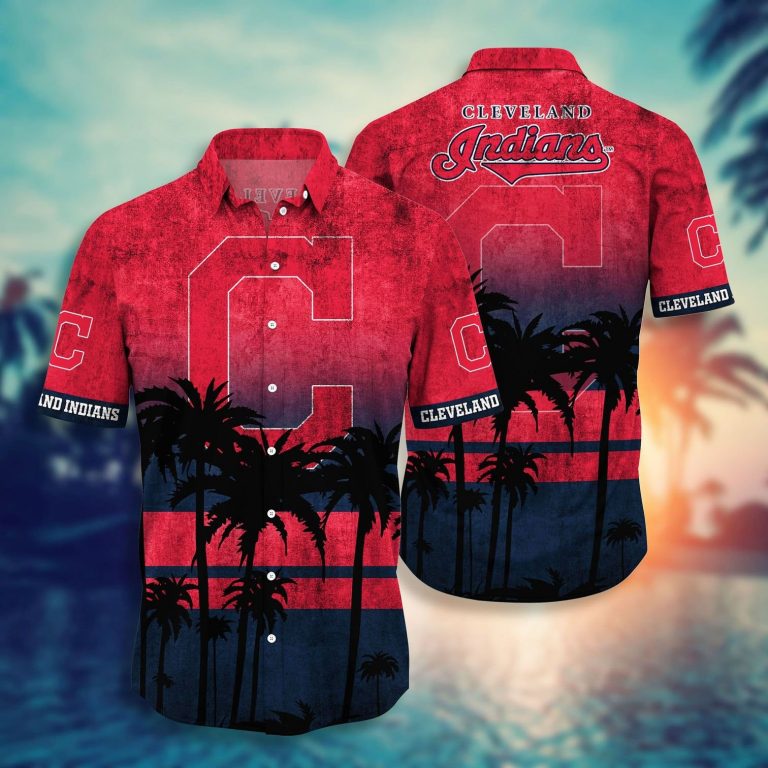 Cleveland Indians tropical hawaiian shirt 5