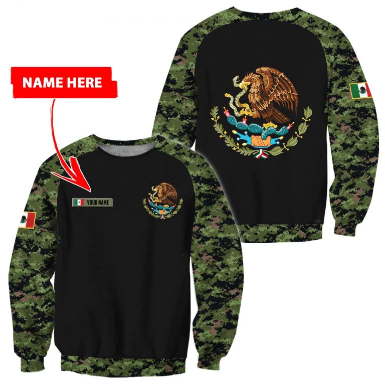 Coat Of Arms Mexico custom personalized 3d shirt hoodie 4