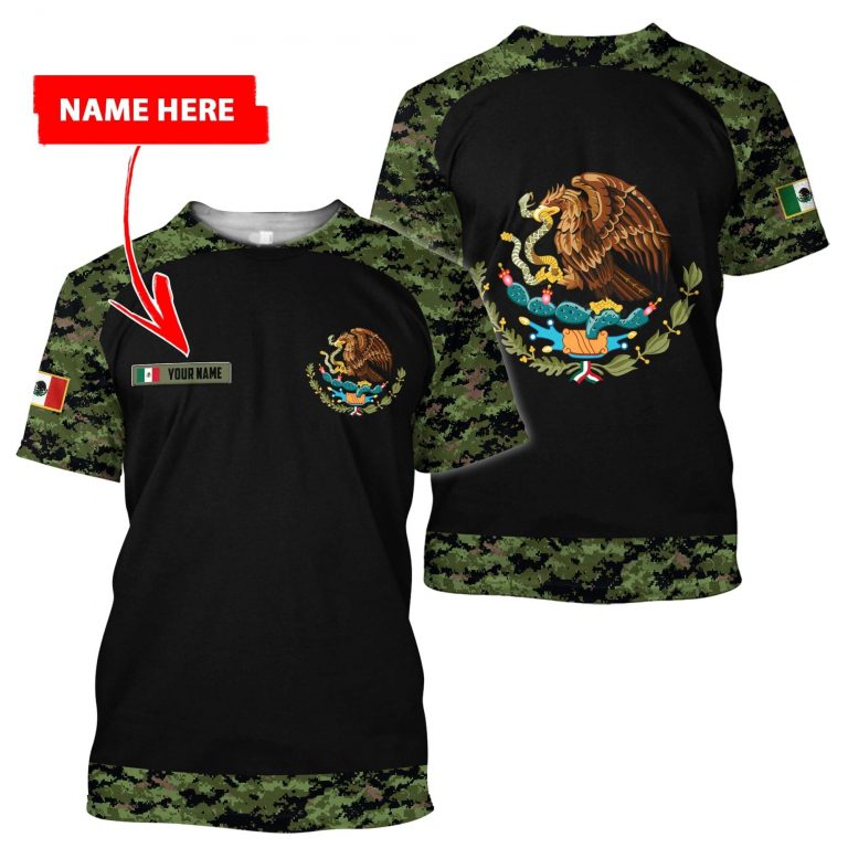 Coat Of Arms Mexico custom personalized 3d shirt hoodie 7