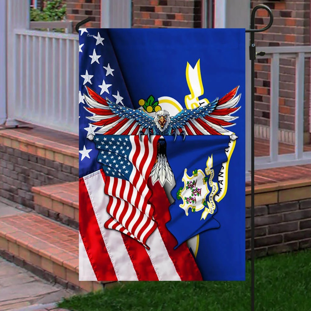Connecticut American Eagle Flag 4 Connecticut American Eagle Flag 3