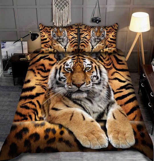 Cool tiger quilt bedding set 4 Cool tiger quilt bedding set 2