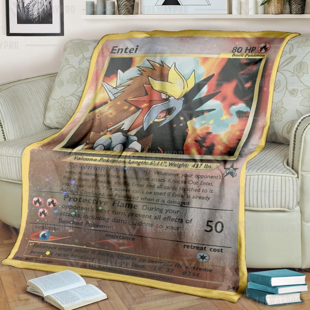 Entei Pokemon blanket 1