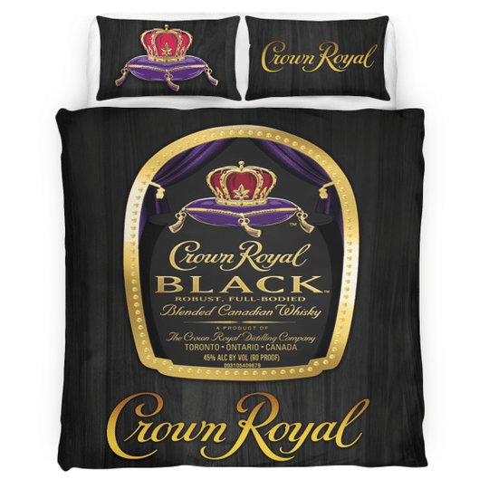 Crown royal black bedding set
