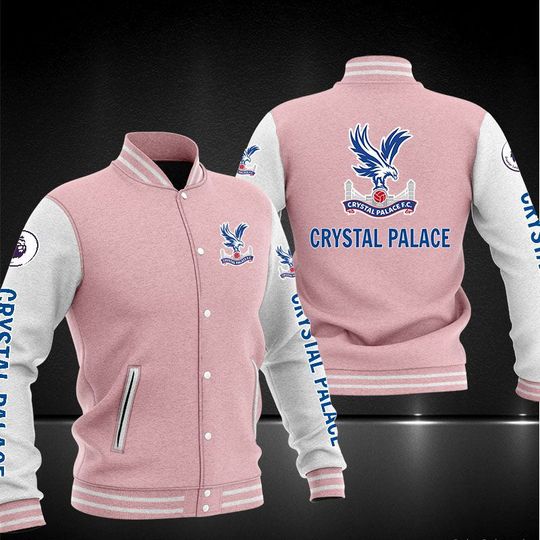 Crystal Palace FC Varsity Baseball Jacket4