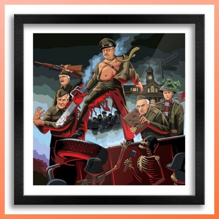 Dad's Army of Darkness wall art 1 Dads Army of Darkness wall art 1