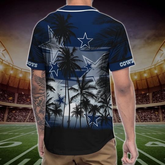 Dallas Cowboys Tropical Baseball Jersey 3 Dallas Cowboys Tropical Baseball Jersey4
