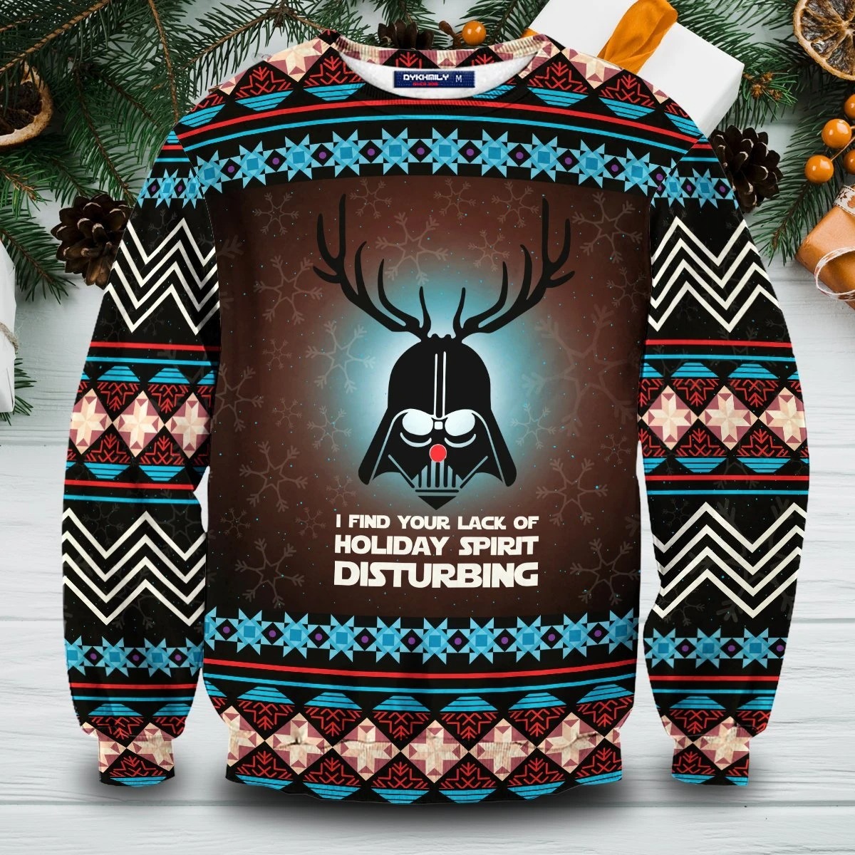 Darth Vader Merry Sithmas i find your lack of holiday spirt disturbing christmas sweater, sweatshirt 4 Darth Vader Merry Sithmas i find your lack of holiday spirt disturbing christmas sweater sweatshirt 4