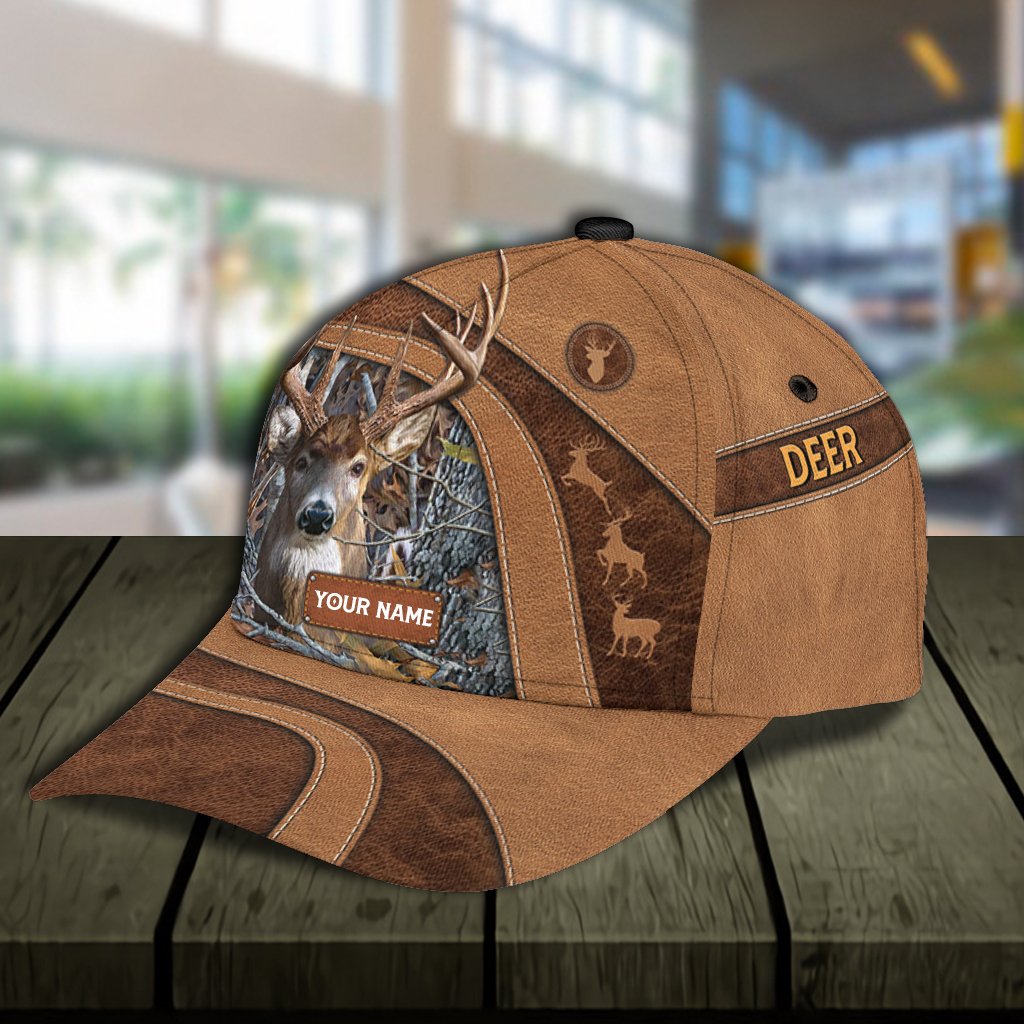 Deer custom Personalized name cap hat 3 Deer custom Personalized name cap hat 2