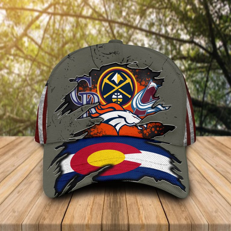 Denver broncos Denver Nuggets Colorado Rockies Colorado Avalanche Cap