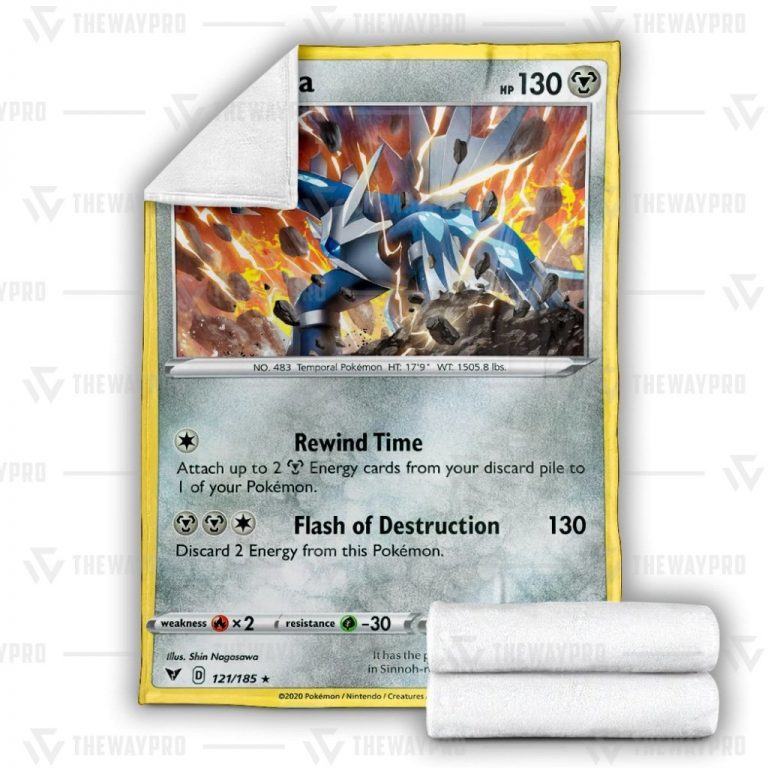 Dialga Vivid Voltage Pokemon blanket 3