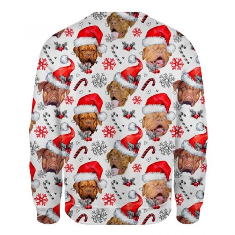 Dogue de Bordeaux Christmas sweatshirt 3