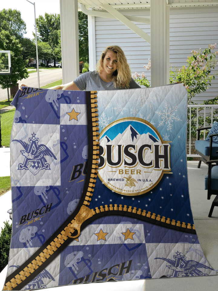 Drink busch beer quilt
