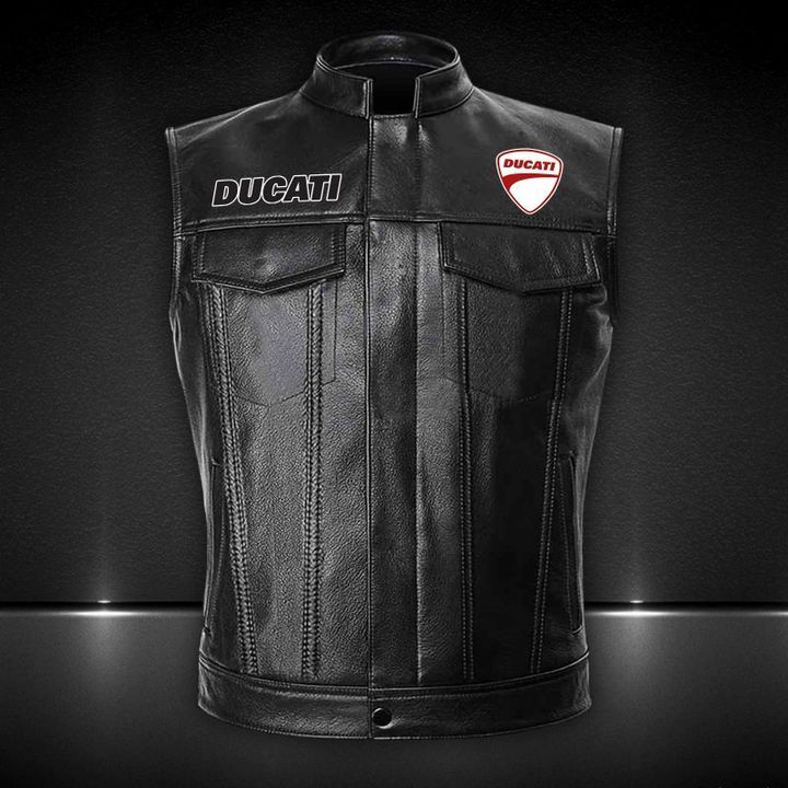 Ducati Vest Leather Jacket2