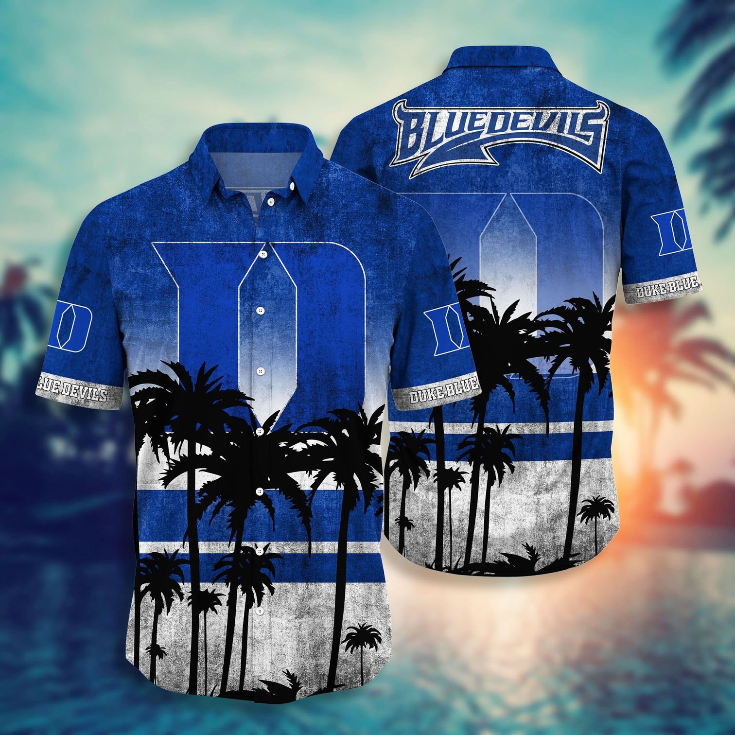 Duke Blue Devils NCAA hawaiian shirt 1